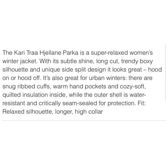 EUC Kari Traa Hjellane Parka | Waterproof Winter Coat | Women’s Size M - Picture 14 of 16